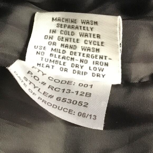 KC Collections Leopard Print Puffer Vest Faux Fur Zip Off Hood Size M (10) NWT - Picture 7 of 10